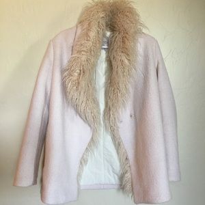 Zara faux fur winter coat